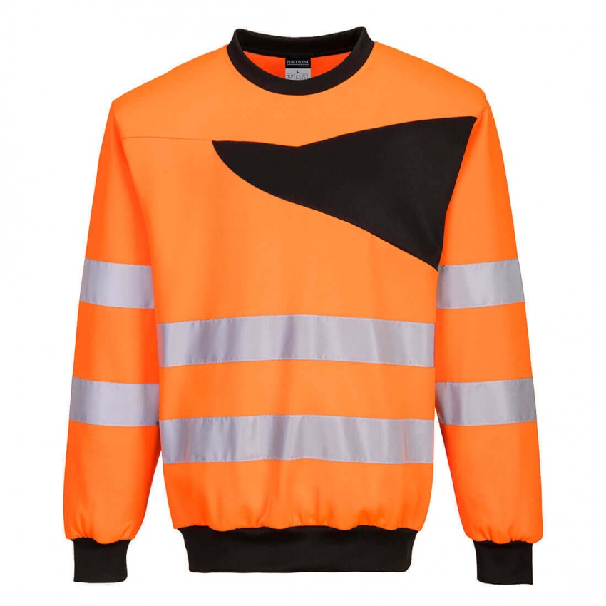 PW277 PW2 Hi Vis Crew Neck Sweatshirt